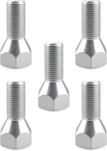 11062A Trailer Lug Bolts Fit for Boat & Utility Trailers, 1/2-20 Bolts-13/16 Hex 7/8 "Thread, High Strength Solid Steel Surface Galvanized 5PCS in Saudi Arabia