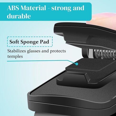 2 حزمة النظارات الشمسية للسيارة ، مقطع بطاقة التذاكر Eyeglass Mount for Car Visor ، نظارة شمسية منظمات السيارات الداخلية (أسود+رمادي) in Kuwait