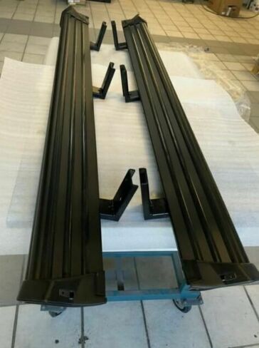 2PCS Running Boards for Benz W464 G-Class W463 G63 G350 G500 2019-2025 Side Steps Complete Kit Car Nerf Bar New Upgrade B&S Panel with Anti-Slip Particles (for Dedicated Vehicles only) in Saudi Arabia