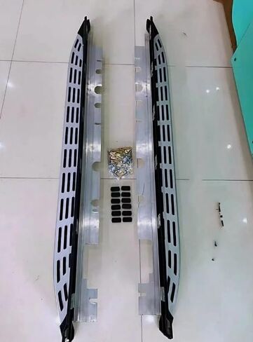 2pcs تشغيل لوحات Benz Gla H247 2020-2024 خطوات جانبية كمل سيارة Nerf Bar ترقية جديدة أسود وشظية مع جزيئات مضادة للانزلاق (للمركبات المخصصة فقط) in Saudi Arabia