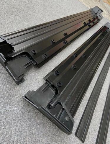 2PCS Running Boards for Benz G-Class W464 G63 G350 G500 2019-2025 Side Steps Complete Kit Car Nerf Bar New Upgrade Black Panel with Anti-Slip Particles Black&Sliver(for Dedicated Vehicles only) in Saudi Arabia
