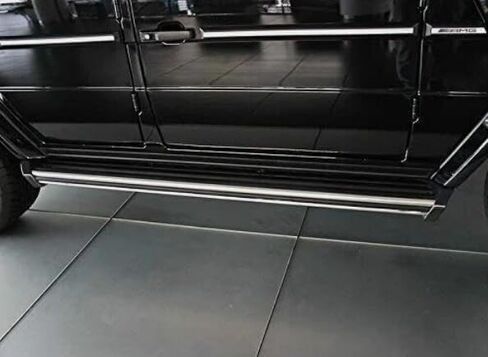 2PCS Running Boards for Benz W464 G-Class W463 G63 G350 G500 2019-2025 Side Steps Complete Kit Car Nerf Bar New Upgrade Black Panel with Anti-Slip Particles (for Dedicated Vehicles only) in Saudi Arabia