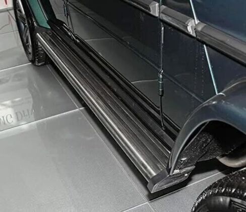 2PCS Running Boards for Benz W464 G-Class W463 G63 G350 G500 2019-2025 Side Steps Complete Kit Car Nerf Bar New Upgrade Black Panel with Anti-Slip Particles (for Dedicated Vehicles only) in Saudi Arabia