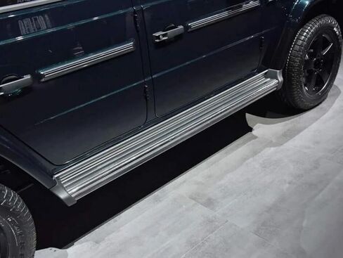 2PCS Running Boards for Benz W464 G-Class W463 G63 G350 G500 2019-2025 Side Steps Complete Kit Car Nerf Bar New Upgrade Black Panel with Anti-Slip Particles (for Dedicated Vehicles only) in Saudi Arabia