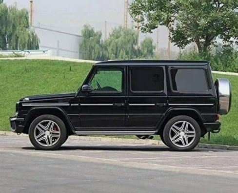 2PCS Running Boards for Benz W464 G-Class W463 G63 G350 G500 2019-2025 Side Steps Complete Kit Car Nerf Bar New Upgrade Black Panel with Anti-Slip Particles (for Dedicated Vehicles only) in Saudi Arabia