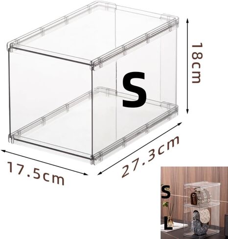 5 منظم محفظة الحزمة للخزانة ، حالة عرض أكريليك واضحة لمنظم حقيبة اليد ، صندوق تخزين محفظة ، صناديق تخزين بلاستيكية للكتاب ، المقتنيات ، مستحضرات التجميل (5pc-l) in Kuwait