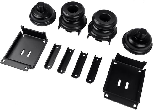 Pair Front Left & Right Suspension Helper Springs SSF-170-40-2 Replacement for Ford F-53 2008-2021, 3000 (lb) Capacity at 50% Compression # SSF170402 in Saudi Arabia