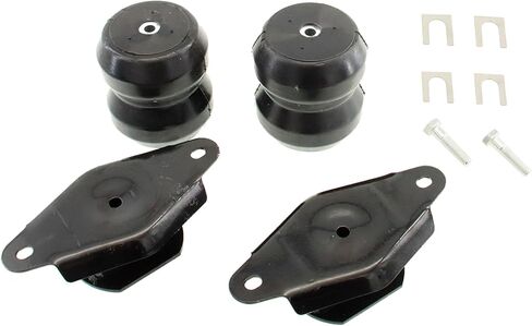 FR350SDJ AIR AIR HELPER SPRING SPRING REPT REPT RUBBER RUBBER PRESSION For Ford F-350 Super Duty 2WD 4WD 2017-2025 | ورقة تعليق الورقة الخلفية أدوات التعليق | يتوقف عثرة المساعد الينابيع ، الأسود in Kuwait