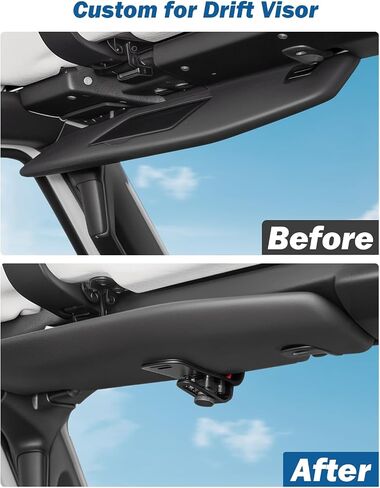 Joytutus Floppy Sun Sun Repor Clip للسيارة ، Fix Quick Firce ، Car Universal Car Drift Poundor Clip ، Clip Clip للحفاظ على Sun Visor Up in Saudi Arabia