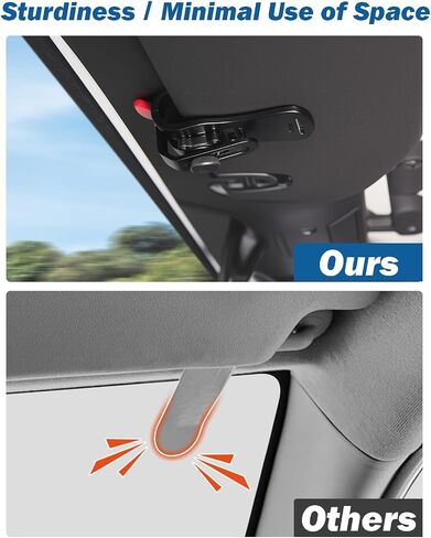 Joytutus Floppy Sun Sun Repor Clip للسيارة ، Fix Quick Firce ، Car Universal Car Drift Poundor Clip ، Clip Clip للحفاظ على Sun Visor Up in Saudi Arabia