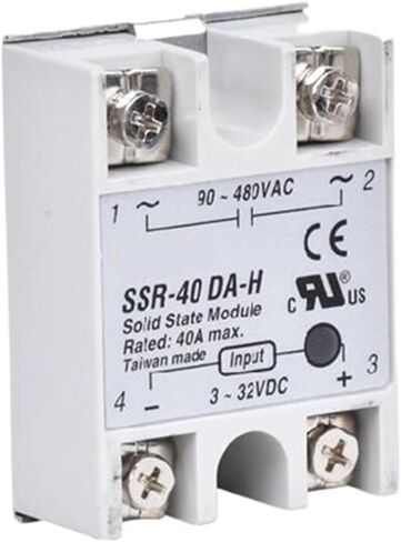 SSR-40DA DC إلى AC Solid State Relay SSR 40A 3-32VDC 24V-380VAC in Saudi Arabia