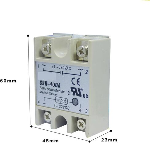 SSR-40DA DC إلى AC Solid State Relay SSR 40A 3-32VDC 24V-380VAC in Saudi Arabia