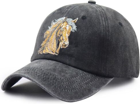Unisex Adjustable Animal Hat for Men Women, Classic Cotton Wild Animals Embroidered Baseball Cap in Saudi Arabia