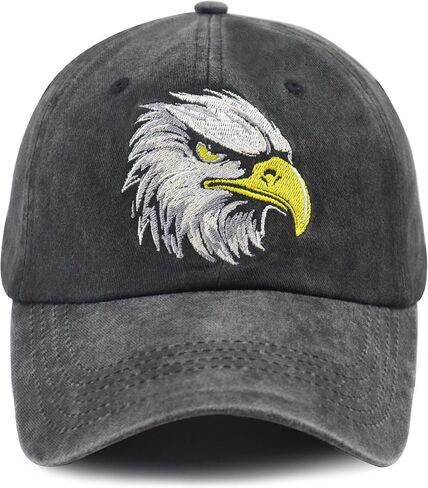 Unisex Adjustable Animal Hat for Men Women, Classic Cotton Wild Animals Embroidered Baseball Cap in Saudi Arabia