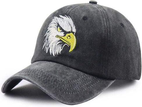 Unisex Adjustable Animal Hat for Men Women, Classic Cotton Wild Animals Embroidered Baseball Cap in Saudi Arabia