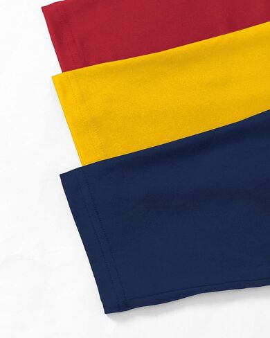 PURECHAPTER 3 Pack Boys Long Sleeve قمصان رياضية مسدودة قمصان البيسبول غير الرسمية للأولاد in Kuwait