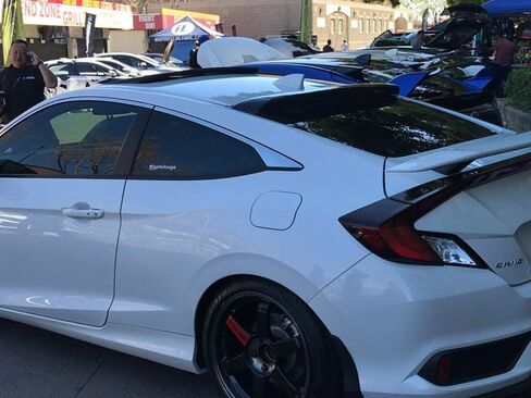 Civic 2dr Coupe 2016-2020 SZ Rear Roof Visor in Saudi Arabia