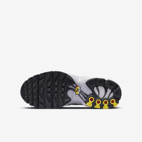 Nike Air Max Plus Big Kids' Shoes (CD0609-409, Thunder Blue/Football Grey/White/Photo Blue) Size 4.5 in Saudi Arabia