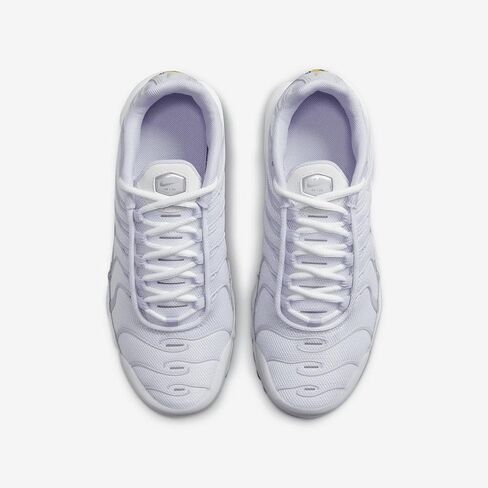 Nike Air Max Plus Big Kids' Shoes (CD0609-409, Thunder Blue/Football Grey/White/Photo Blue) Size 4.5 in Saudi Arabia