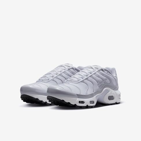 Nike Air Max Plus Big Kids' Shoes (CD0609-409, Thunder Blue/Football Grey/White/Photo Blue) Size 4.5 in Saudi Arabia