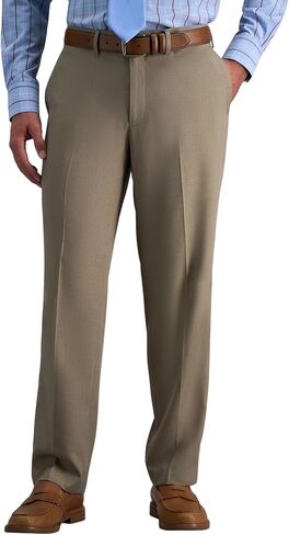 Haggar Men's Premium Comfort Dress Pant-Straight Fit Flat Front Reg. and Big & Tall in Saudi Arabia