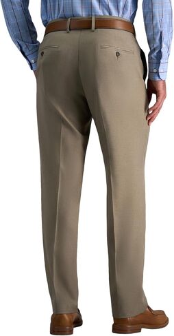 Haggar Men's Premium Comfort Dress Pant-Straight Fit Flat Front Reg. and Big & Tall in Saudi Arabia