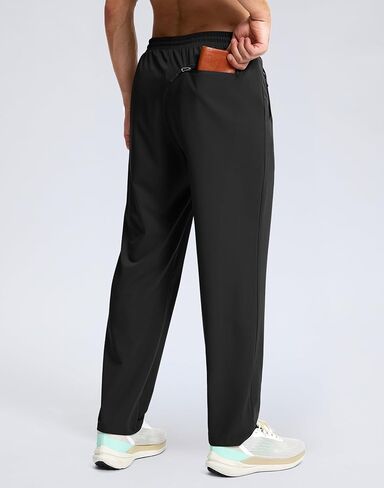 G Gradual Men's Lightweight Pants with 3 Zipper Pockets Athletic Workout Sweatpants Quick Dry Running Hiking Pants for Men in Saudi Arabia
