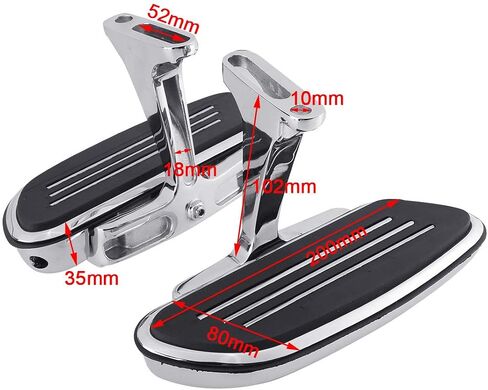 TCMT Compatible with Passenger Floorboards Streamline Footboards Mount Bracket Kits Fit for Touring CVO Road Glide Road King Street Glide Electra Glide Ultra Classic Ultra Limited 1993-2025 in Saudi Arabia