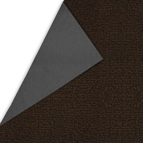 Automotive Loop Pile Carpet, Car Upholstery for Floor Mats, Trunk, Dashboard, Speaker Box, Door Panel, Replacement Carpeting for Vehicle Interior, Truck, Boat, 40"W (Dark Brown) in Saudi Arabia