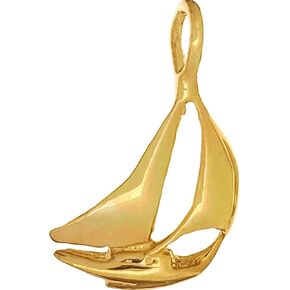 Sailboat Charm 14k Gold 19mm in Saudi Arabia
