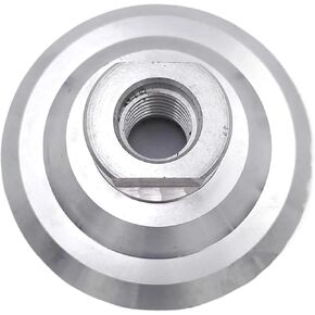 3 Inch/80mm Aluminum Backing Plate with M10/M14 Thread Adapter for Mounting Diamond Polishing Pads Grinding Discs(M14,Thick) in Saudi Arabia