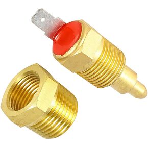 ZORZA 1Pcs Fan Thermostat Temperature Switch Metal Brass Screw Wiring 185 to 175 Degree Electric Engine Cooling Fan Temperature Switch in Saudi Arabia