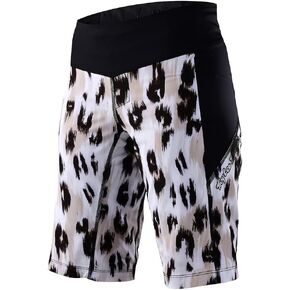 Troy Lee Designs Luxe Short Shell - Women's Wild Cat White, L in Saudi Arabia