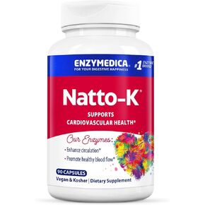 انزيميديكا, كبسولات دعم انزيم لصحة القلب والاوعية الدموية من ناتو كيه، 90 كبسولة (اف اف بي) in Kuwait