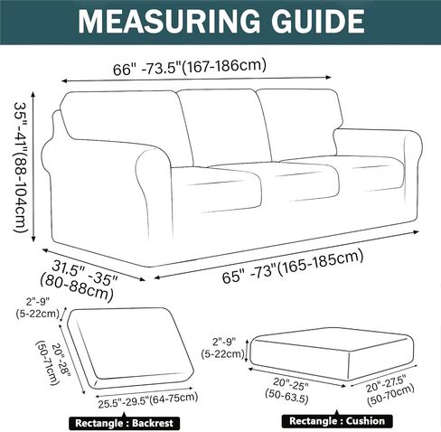 3 Piece Stretch Armchair Cover Chair Slipcovers, Washable Sofa Cover for 1 Backrest and Seat Non Slip Sofa Slipcover Furniture Protector with Elastic Bottom-Dark Green-Small in Saudi Arabia