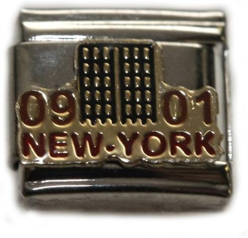 Sexy Sparkles New York Twin Towers Italian Link Bracelet Charm in Saudi Arabia