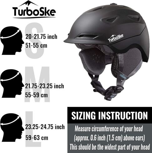 خوذة التزلج على الجليد - نظارات تهوية قابلة للتعديل وبطانة متوافقة مع الصوت ووسادات أذن قابلة للإزالة للرجال والنساء والشباب (M، رمادي ليوبارد) in Kuwait