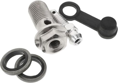 Motorcycle Brake Caliper Bleeder Screw with Cap Cover Compatibility for Enhanced Braking Performance Durable Build for Reliable Maintenance in Saudi Arabia