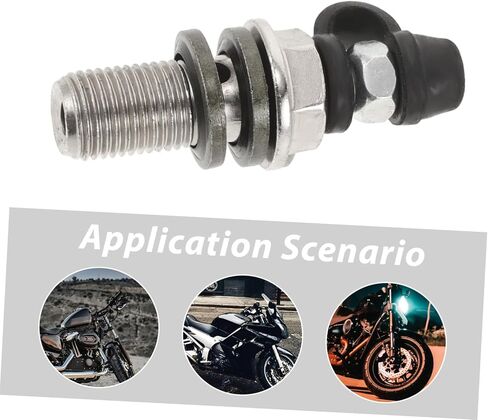 Motorcycle Brake Caliper Bleeder Screw with Cap Cover Compatibility for Enhanced Braking Performance Durable Build for Reliable Maintenance in Saudi Arabia