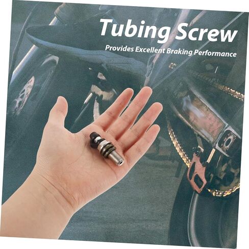 Motorcycle Brake Caliper Bleeder Screw with Cap Cover Compatibility for Enhanced Braking Performance Durable Build for Reliable Maintenance in Saudi Arabia