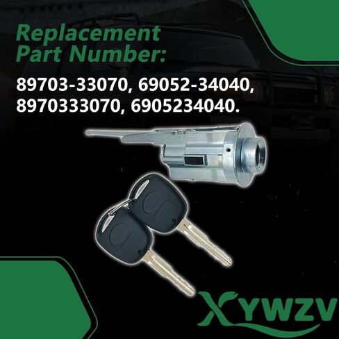 89703-33070 Ignition Lock Cylinder Switch with 2 Keys,Ignition Switch Lock Compatible with Toyota Sequoia 2001-2007/ Tundra 2003-2006/ Fj Cruiser 2007-2014 and More, Replace 8970333070 69052-34040 in Saudi Arabia