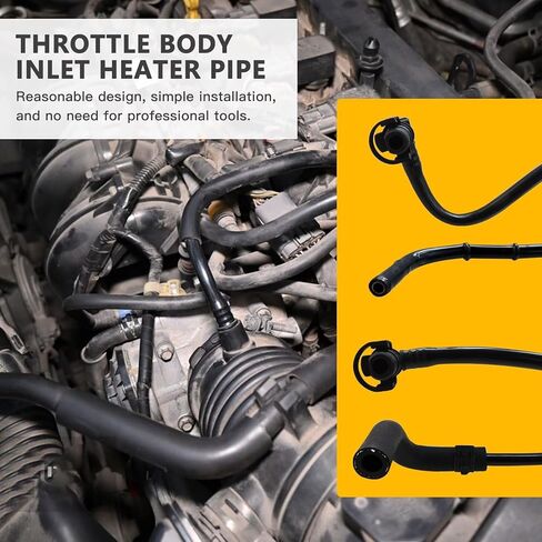 2025 DEARCOOL 55354563 25192905 55579102 Throttle Body Heater Inlet Outlet Pipe Tube Hose for 2008 Saturn Astra XR Hatchback 2-Door 1.8L 1796CC 110Cu. In. l4 GAS DOHC Naturally Aspirated in Kuwait