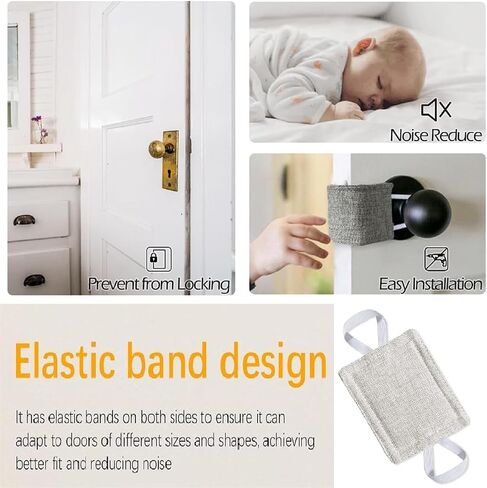 Door Silencer,Door Jammer,Quiet Door Closer Cushion,Door Slamming Silencer,Door Slam Preventer,Nursery Door Silencer,Bumper Safety Door Pads,Door Latch Cover for Noise Reducing Quiet Doors,4 x 3 in in Saudi Arabia