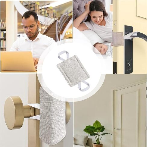 Door Silencer,Door Jammer,Quiet Door Closer Cushion,Door Slamming Silencer,Door Slam Preventer,Nursery Door Silencer,Bumper Safety Door Pads,Door Latch Cover for Noise Reducing Quiet Doors,4 x 3 in in Saudi Arabia