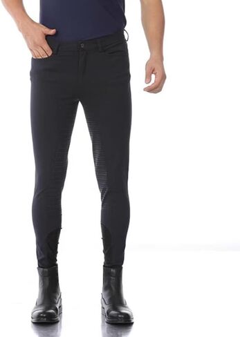 المقعد الكامل للرجال ركوب المؤخرات السيليكون قبضة الفروسية الإنجليزية السوستة السوستة السوستة ركوب الخيل مع جيوب المؤخرة in Kuwait