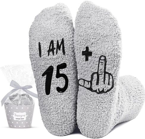 HAPPYPOP 16th Year Old Birthday Gifts - Gifts Ideas for 16 Year Old Teen Boys, 16th Birthday Socks for Teenage Boy in Saudi Arabia