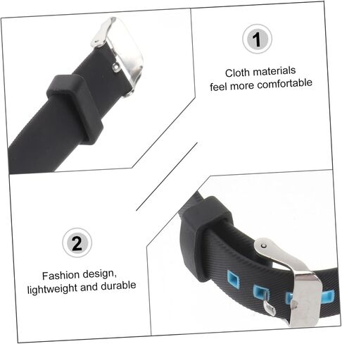 VALICLUD Watch Accessories Band Watch Bands Bracelet Watch Two-tone Wristband Band Watch Bands Replacement Wrist in Saudi Arabia