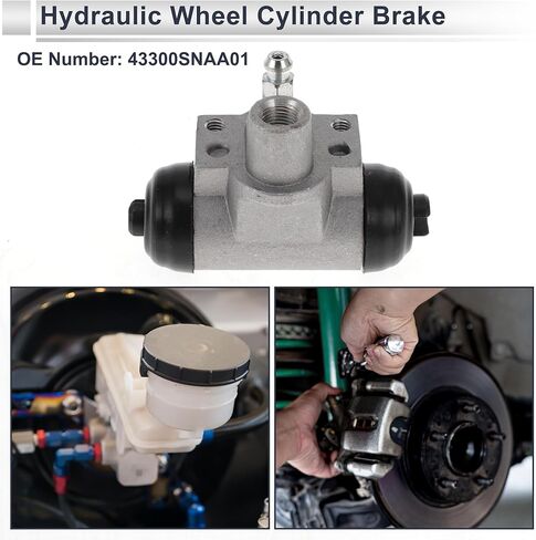 Rear Brake Wheel Cylinder for Honda Civic 2006-2015 Durable Drum Brake Cylinder No.43300SNAA01 Aluminum Alloy 1 Pcs in Saudi Arabia