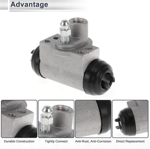 Rear Brake Wheel Cylinder for Honda Civic 2006-2015 Durable Drum Brake Cylinder No.43300SNAA01 Aluminum Alloy 1 Pcs in Saudi Arabia