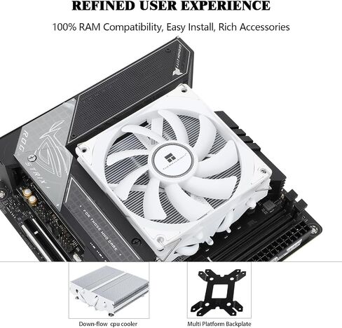 مبرد هواء وحدة المعالجة المركزية AXP90 X47 منخفض المستوى، مع مروحة PWM رفيعة 92 مم لمروحة وحدة المعالجة المركزية ITX عالية السرعة 2700 دورة في الدقيقة، تقنية AGHP، لـ AMD AM4 AM5/Intel 1150/1151/1200/1700 in Saudi Arabia